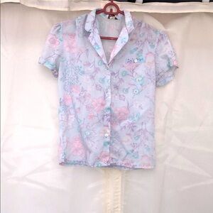 🌷1980s Pastel Blouse🌷